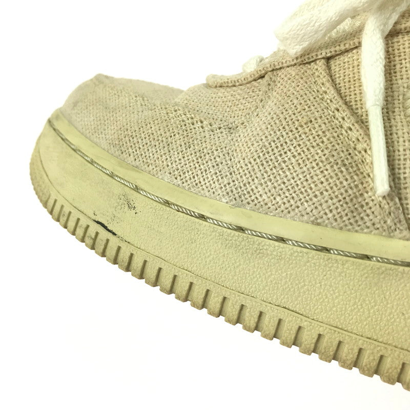 【中古品】【メンズ】 × STUSSY ステューシー コラボ AIR FORCE 1 LOW CZ9084-200 エアフォース ワン ロー フォッシルストーン スニーカー 靴 160-250620-hi-07-tag サイズ：25.5cm US 7.5 カラー：FOSSIL/FOSSIL 万代Net店