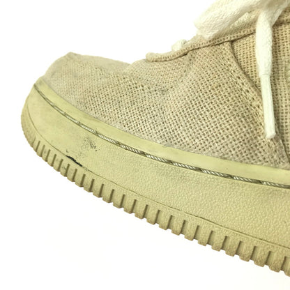 【中古品】【メンズ】 × STUSSY ステューシー コラボ AIR FORCE 1 LOW CZ9084-200 エアフォース ワン ロー フォッシルストーン スニーカー 靴 160-250620-hi-07-tag サイズ：25.5cm US 7.5 カラー：FOSSIL/FOSSIL 万代Net店