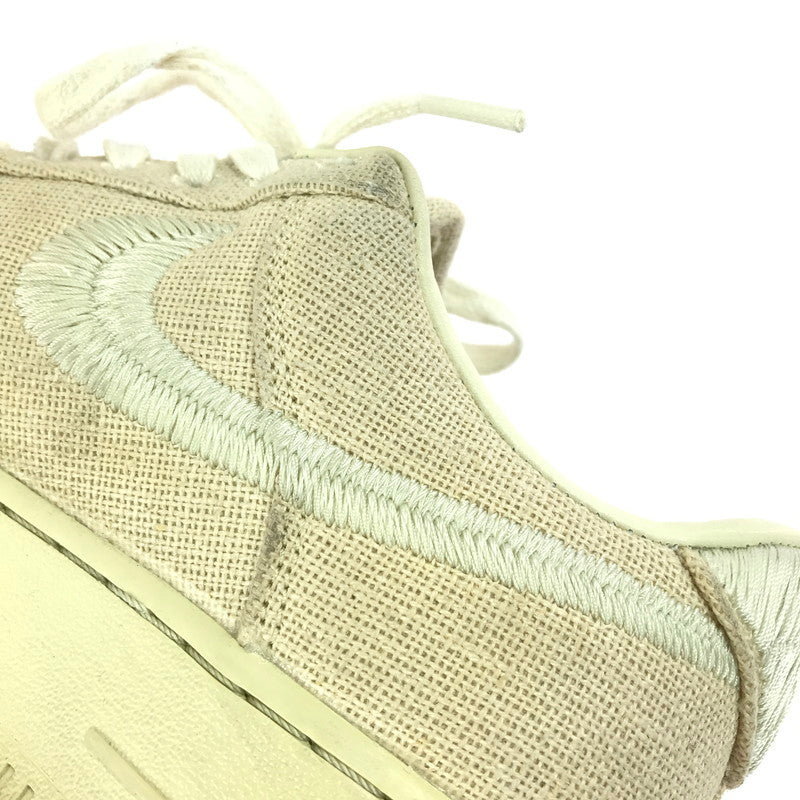 【中古品】【メンズ】 × STUSSY ステューシー コラボ AIR FORCE 1 LOW CZ9084-200 エアフォース ワン ロー フォッシルストーン スニーカー 靴 160-250620-hi-07-tag サイズ：25.5cm US 7.5 カラー：FOSSIL/FOSSIL 万代Net店