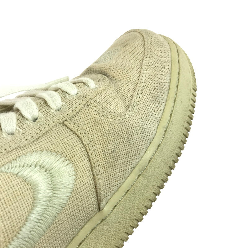 【中古品】【メンズ】 × STUSSY ステューシー コラボ AIR FORCE 1 LOW CZ9084-200 エアフォース ワン ロー フォッシルストーン スニーカー 靴 160-250620-hi-07-tag サイズ：25.5cm US 7.5 カラー：FOSSIL/FOSSIL 万代Net店