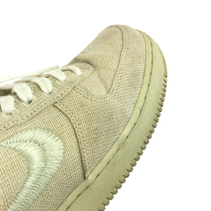【中古品】【メンズ】 × STUSSY ステューシー コラボ AIR FORCE 1 LOW CZ9084-200 エアフォース ワン ロー フォッシルストーン スニーカー 靴 160-250620-hi-07-tag サイズ：25.5cm US 7.5 カラー：FOSSIL/FOSSIL 万代Net店