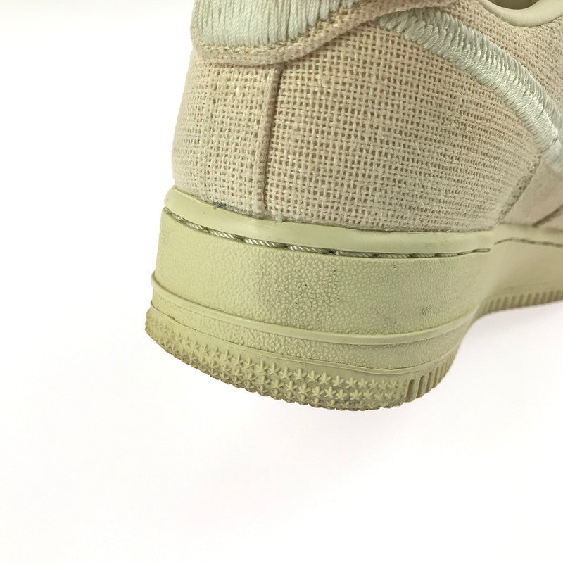 【中古品】【メンズ】 × STUSSY ステューシー コラボ AIR FORCE 1 LOW CZ9084-200 エアフォース ワン ロー フォッシルストーン スニーカー 靴 160-250620-hi-07-tag サイズ：25.5cm US 7.5 カラー：FOSSIL/FOSSIL 万代Net店
