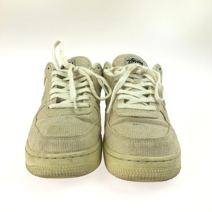 【中古品】【メンズ】 × STUSSY ステューシー コラボ AIR FORCE 1 LOW CZ9084-200 エアフォース ワン ロー フォッシルストーン スニーカー 靴 160-250620-hi-07-tag サイズ：25.5cm US 7.5 カラー：FOSSIL/FOSSIL 万代Net店