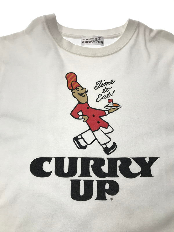 【中古品】【メンズ】 HUMAN MADE ヒューマンメイド × CURRY UP カリーアップ S/S T-SHIRT 半袖Tシャツ 142-260520-na-08-tagh サイズ：L カラー：ホワイト 万代Net店