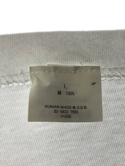 【中古品】【メンズ】 HUMAN MADE ヒューマンメイド × CURRY UP カリーアップ S/S T-SHIRT 半袖Tシャツ 142-260520-na-08-tagh サイズ：L カラー：ホワイト 万代Net店