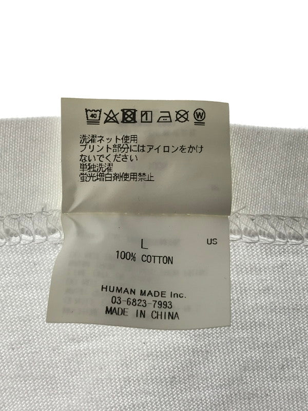 【中古品】【メンズ】 HUMAN MADE ヒューマンメイド × CURRY UP カリーアップ S/S T-SHIRT 半袖Tシャツ 142-260520-na-08-tagh サイズ：L カラー：ホワイト 万代Net店