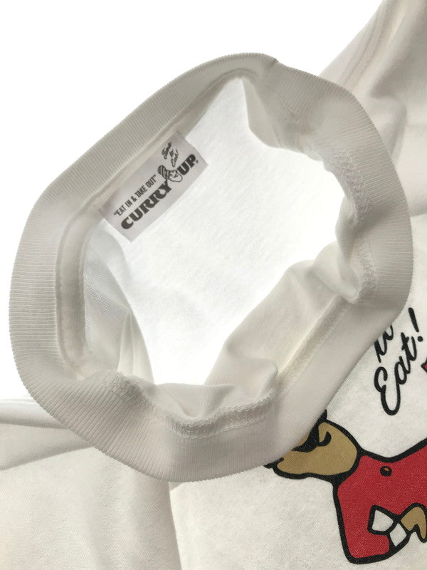 【中古品】【メンズ】 HUMAN MADE ヒューマンメイド × CURRY UP カリーアップ S/S T-SHIRT 半袖Tシャツ 142-260520-na-08-tagh サイズ：L カラー：ホワイト 万代Net店