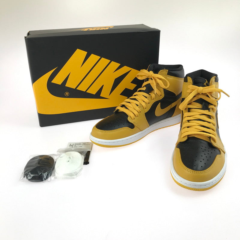 【中古美品】【メンズ】 NIKE ナイキ AIR JORDAN 1 RETRO HIGH OG 555088-701 エア ジョーダン 1 レトロ ハイ オリジナル スニーカー 靴 160-250617-yy-01-tag サイズ：27.5cm/US9.5 カラー：POLLEN/WHITE-BLACK 万代Net店