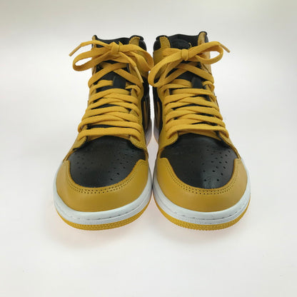 【中古美品】【メンズ】 NIKE ナイキ AIR JORDAN 1 RETRO HIGH OG 555088-701 エア ジョーダン 1 レトロ ハイ オリジナル スニーカー 靴 160-250617-yy-01-tag サイズ：27.5cm/US9.5 カラー：POLLEN/WHITE-BLACK 万代Net店
