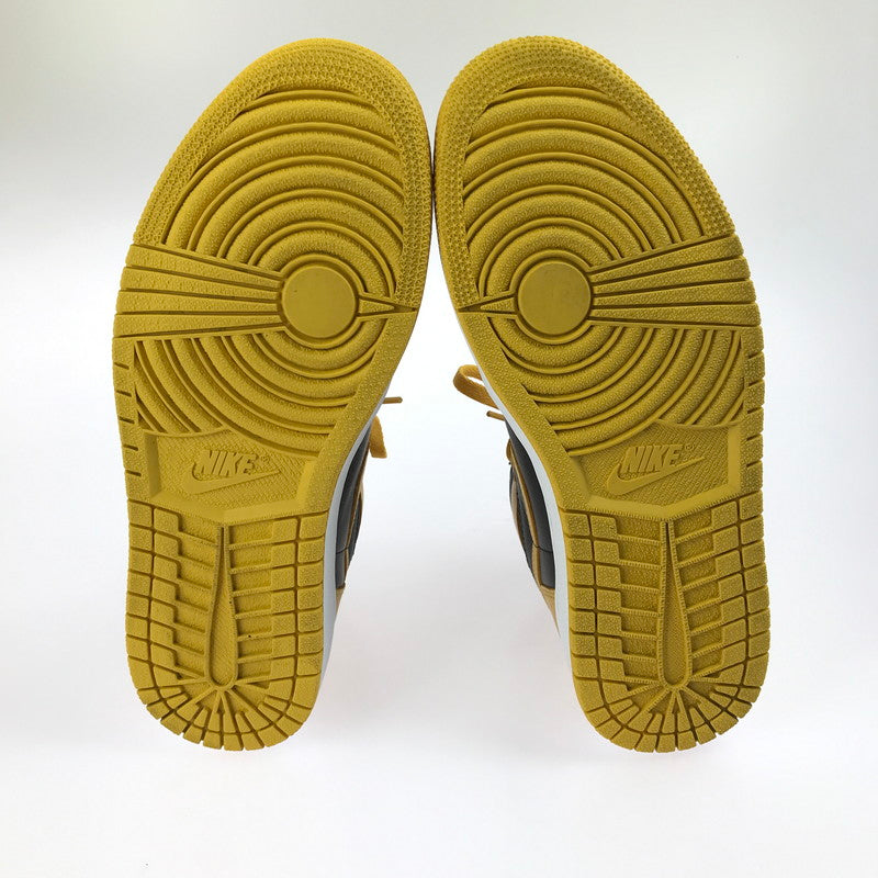 【中古美品】【メンズ】 NIKE ナイキ AIR JORDAN 1 RETRO HIGH OG 555088-701 エア ジョーダン 1 レトロ ハイ オリジナル スニーカー 靴 160-250617-yy-01-tag サイズ：27.5cm/US9.5 カラー：POLLEN/WHITE-BLACK 万代Net店