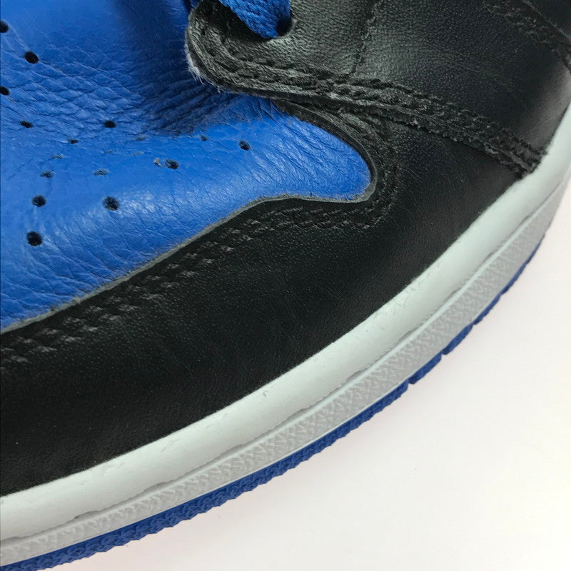 【中古品】【メンズ】 NIKE ナイキ AIR JORDAN 1 RETRO HIGH OG 555088-007 エアジョーダン 1 レトロ ハイ OG スニーカー 靴 160-250617-yy-08-tag サイズ：27cm/US9 カラー：BLACK/ROYAL-WHITE 万代Net店