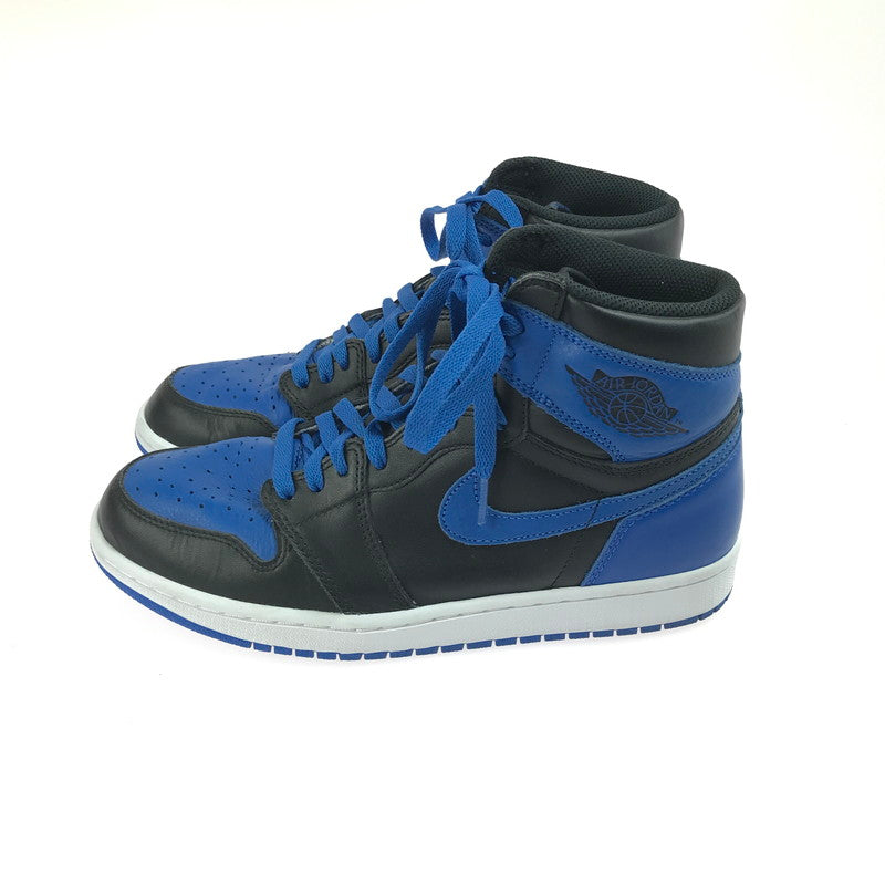 【中古品】【メンズ】 NIKE ナイキ AIR JORDAN 1 RETRO HIGH OG 555088-007 エアジョーダン 1 レトロ ハイ OG スニーカー 靴 160-250617-yy-08-tag サイズ：27cm/US9 カラー：BLACK/ROYAL-WHITE 万代Net店
