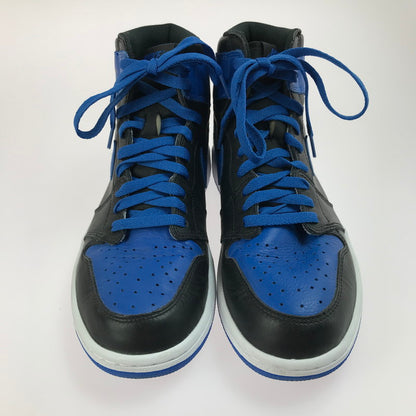 【中古品】【メンズ】 NIKE ナイキ AIR JORDAN 1 RETRO HIGH OG 555088-007 エアジョーダン 1 レトロ ハイ OG スニーカー 靴 160-250617-yy-08-tag サイズ：27cm/US9 カラー：BLACK/ROYAL-WHITE 万代Net店