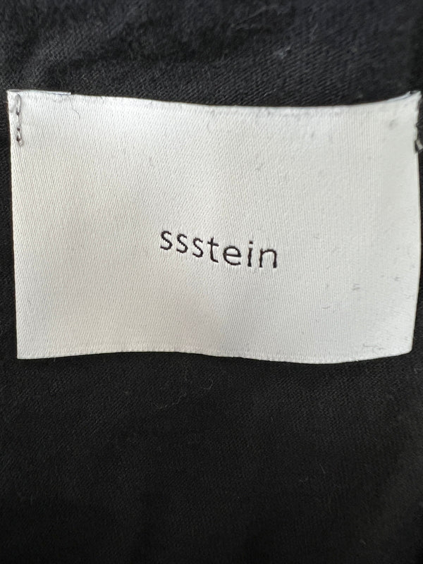 【中古品】【メンズ】 SSSTEIN シュタイン 25SS COTTON DOUBLE KNIT TWIST SEAM PANTS ST.1120 コットン ダブルニットツイストシームパンツ ボトムス 151-260710-kk-15-hon サイズ：M カラー：ブラック 万代Net店