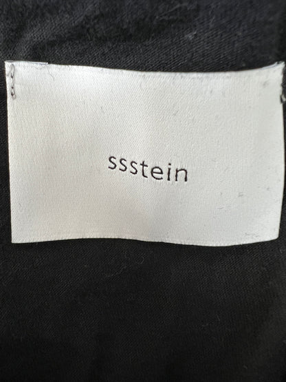 【中古品】【メンズ】 SSSTEIN シュタイン 25SS COTTON DOUBLE KNIT TWIST SEAM PANTS ST.1120 コットン ダブルニットツイストシームパンツ ボトムス 151-260710-kk-15-hon サイズ：M カラー：ブラック 万代Net店