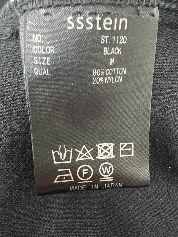 【中古品】【メンズ】 SSSTEIN シュタイン 25SS COTTON DOUBLE KNIT TWIST SEAM PANTS ST.1120 コットン ダブルニットツイストシームパンツ ボトムス 151-260710-kk-15-hon サイズ：M カラー：ブラック 万代Net店