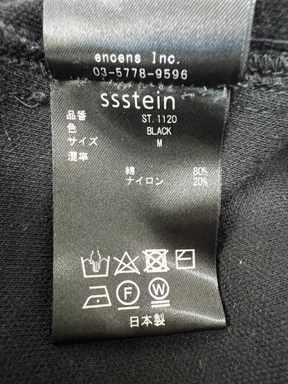 【中古品】【メンズ】 SSSTEIN シュタイン 25SS COTTON DOUBLE KNIT TWIST SEAM PANTS ST.1120 コットン ダブルニットツイストシームパンツ ボトムス 151-260710-kk-15-hon サイズ：M カラー：ブラック 万代Net店