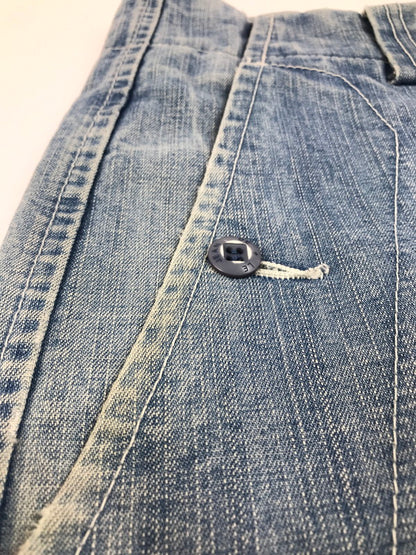 【中古品】【メンズ】 香港製 SHUTTLE PANTS GM7931 シャトルパンツ デニムパンツ ボトムス 157-250620-ki-06-tag サイズ：38M カラー：ライトインディゴ 万代Net店