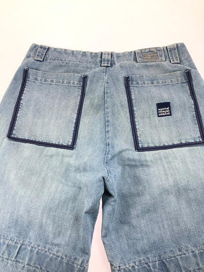 【中古品】【メンズ】 香港製 SHUTTLE PANTS GM7931 シャトルパンツ デニムパンツ ボトムス 157-250620-ki-06-tag サイズ：38M カラー：ライトインディゴ 万代Net店