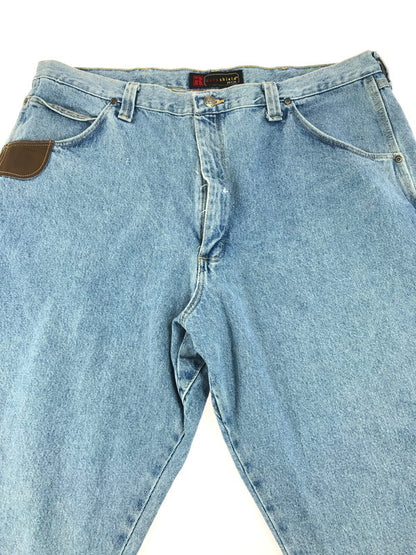 【ジャンク品】【メンズ】 RIGGS WORKWEAR DENIM PAINTER PANTS リグス ワークウエア デニム ペインターパンツ ジーンズ ボトムス 157-250620-ki-07-tag サイズ：42 カラー：ライトインディゴ 万代Net店
