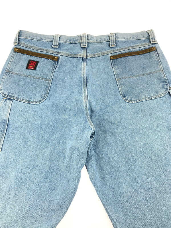 【ジャンク品】【メンズ】 RIGGS WORKWEAR DENIM PAINTER PANTS リグス ワークウエア デニム ペインターパンツ ジーンズ ボトムス 157-250620-ki-07-tag サイズ：42 カラー：ライトインディゴ 万代Net店