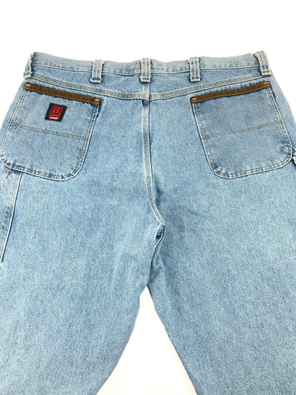 【ジャンク品】【メンズ】 RIGGS WORKWEAR DENIM PAINTER PANTS リグス ワークウエア デニム ペインターパンツ ジーンズ ボトムス 157-250620-ki-07-tag サイズ：42 カラー：ライトインディゴ 万代Net店