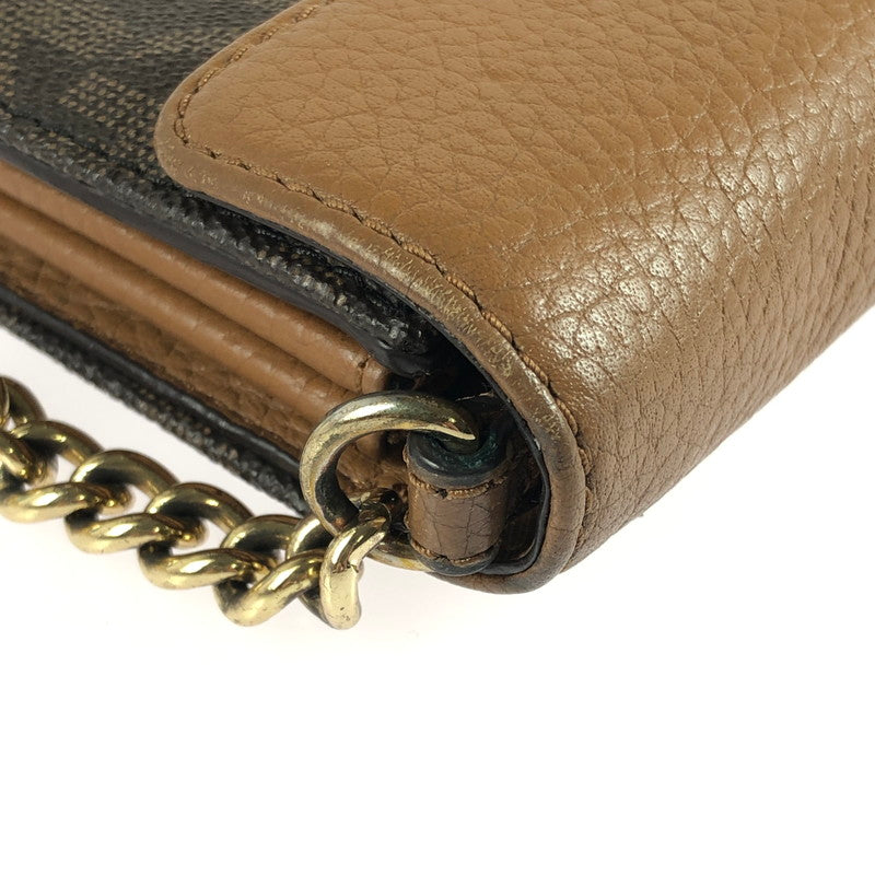【中古品】【レディース】 CHAIN SHOULDER BAG 35T7GV3C3B チェーンショルダーバッグ カバン 180-250819-na-17-tag カラー：ブラウン 万代Net店