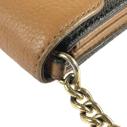 【中古品】【レディース】 CHAIN SHOULDER BAG 35T7GV3C3B チェーンショルダーバッグ カバン 180-250819-na-17-tag カラー：ブラウン 万代Net店
