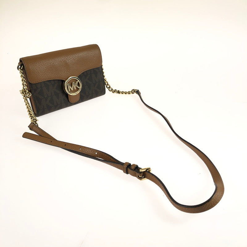 【中古品】【レディース】 CHAIN SHOULDER BAG 35T7GV3C3B チェーンショルダーバッグ カバン 180-250819-na-17-tag カラー：ブラウン 万代Net店