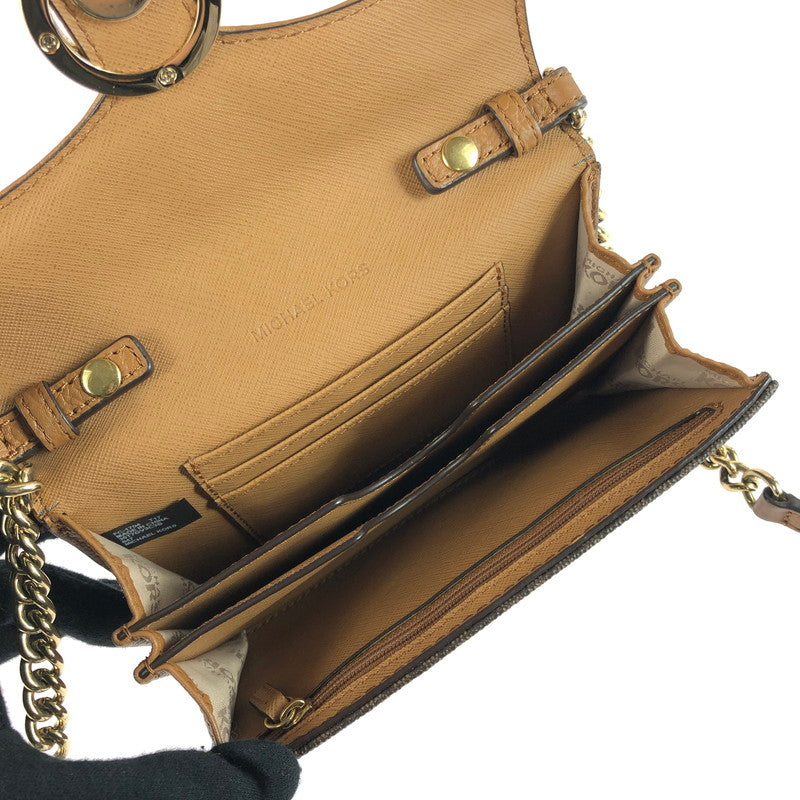 【中古品】【レディース】 CHAIN SHOULDER BAG 35T7GV3C3B チェーンショルダーバッグ カバン 180-250819-na-17-tag カラー：ブラウン 万代Net店