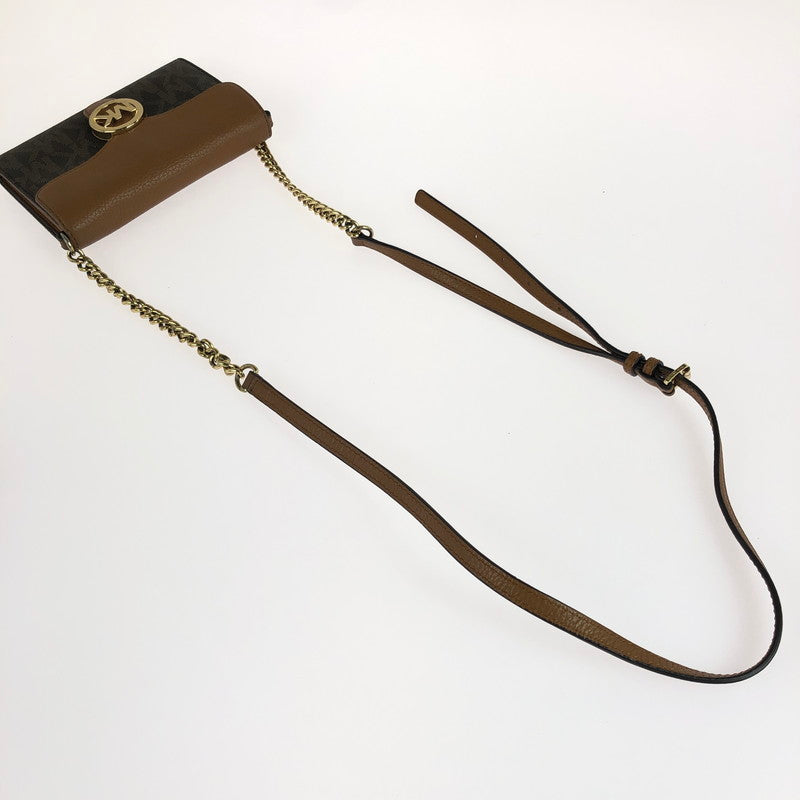 【中古品】【レディース】 CHAIN SHOULDER BAG 35T7GV3C3B チェーンショルダーバッグ カバン 180-250819-na-17-tag カラー：ブラウン 万代Net店