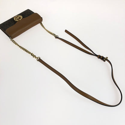 【中古品】【レディース】 CHAIN SHOULDER BAG 35T7GV3C3B チェーンショルダーバッグ カバン 180-250819-na-17-tag カラー：ブラウン 万代Net店