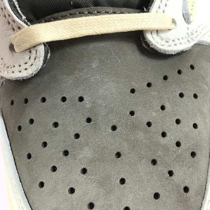 【中古美品】【メンズ】 NIKE ナイキ × TRAVIS SCOTT トラヴィス スコット コラボ AIR JORDAN 1 LOW OG SP DM7866-162 エアジョーダン 1 ロー OG SP スニーカー 靴 160-250617-yy-04-tag サイズ：27cm/US9 カラー：SAIL/UNIVERSITY RED-RIDGEROCK 万代Net店