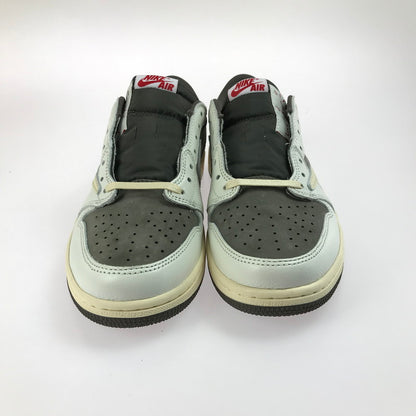 【中古美品】【メンズ】 NIKE ナイキ × TRAVIS SCOTT トラヴィス スコット コラボ AIR JORDAN 1 LOW OG SP DM7866-162 エアジョーダン 1 ロー OG SP スニーカー 靴 160-250617-yy-04-tag サイズ：27cm/US9 カラー：SAIL/UNIVERSITY RED-RIDGEROCK 万代Net店
