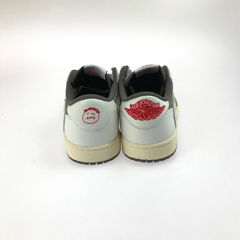 【中古美品】【メンズ】 NIKE ナイキ × TRAVIS SCOTT トラヴィス スコット コラボ AIR JORDAN 1 LOW OG SP DM7866-162 エアジョーダン 1 ロー OG SP スニーカー 靴 160-250617-yy-04-tag サイズ：27cm/US9 カラー：SAIL/UNIVERSITY RED-RIDGEROCK 万代Net店