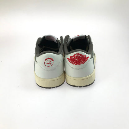 【中古美品】【メンズ】 NIKE ナイキ × TRAVIS SCOTT トラヴィス スコット コラボ AIR JORDAN 1 LOW OG SP DM7866-162 エアジョーダン 1 ロー OG SP スニーカー 靴 160-250617-yy-04-tag サイズ：27cm/US9 カラー：SAIL/UNIVERSITY RED-RIDGEROCK 万代Net店