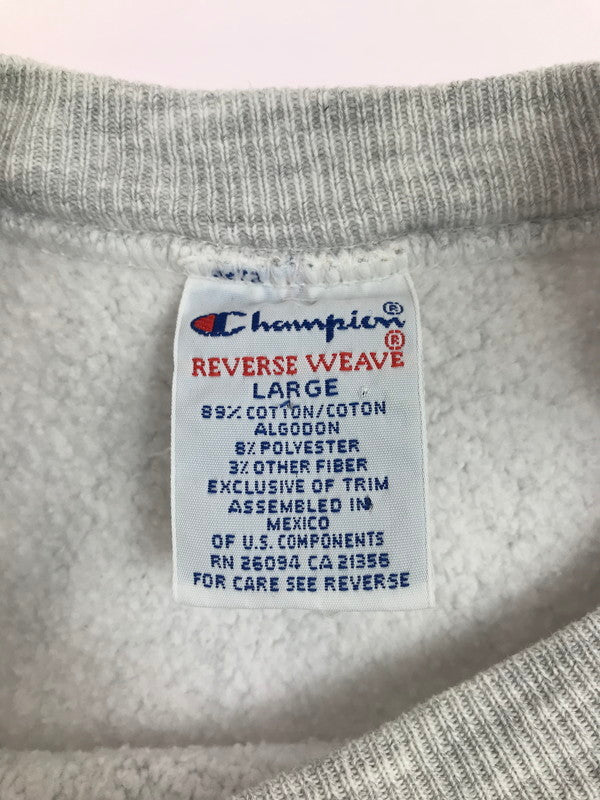 【現状渡し品】【メンズ】 Champion チャンピオン 90'S REVERSE WEAVE SWEAT 90年代 リバースウィーブ スウェット トレーナー 146-250623-na-18-tag サイズ：L カラー：グレー 万代Net店