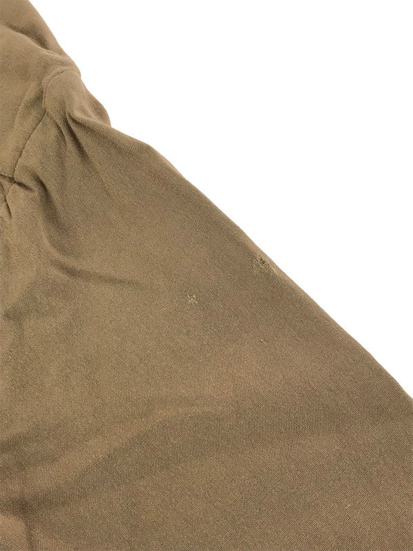 【現状渡し品】【メンズ】 VINTAGE 40'S OPEN COLLAR SHIRT ヴィンテージ 40年代 シェルボタン フラップポケット オープンカラーシャツ 長袖シャツ 146-250703-na-12-tag サイズ：M カラー：ブラウン 万代Net店