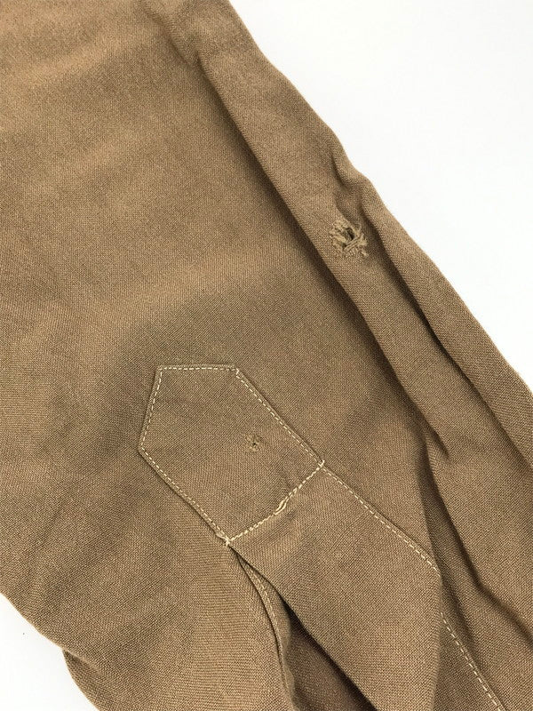 【現状渡し品】【メンズ】 VINTAGE 40'S OPEN COLLAR SHIRT ヴィンテージ 40年代 シェルボタン フラップポケット オープンカラーシャツ 長袖シャツ 146-250703-na-12-tag サイズ：M カラー：ブラウン 万代Net店