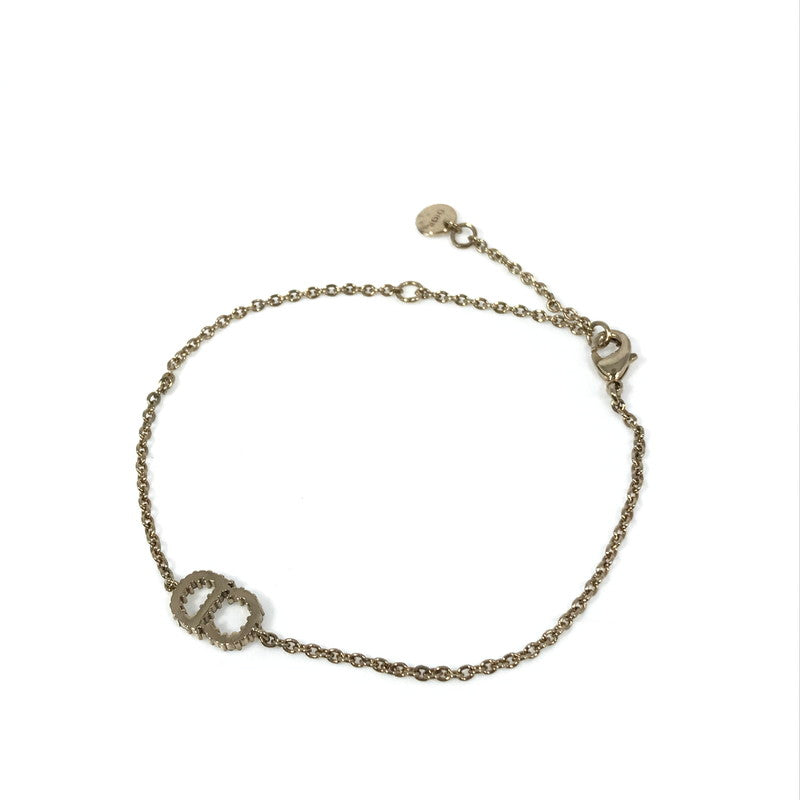 【中古品】【レディース】 Christian Dior クリスチャンディオール ラインストーン CDロゴ ブレスレット アクセサリー 182-250617-na-11-tag カラー：ゴールド 万代Net店