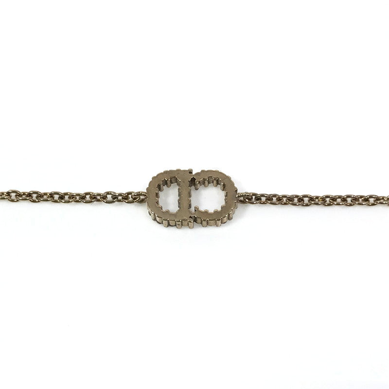 【中古品】【レディース】 Christian Dior クリスチャンディオール ラインストーン CDロゴ ブレスレット アクセサリー 182-250617-na-11-tag カラー：ゴールド 万代Net店