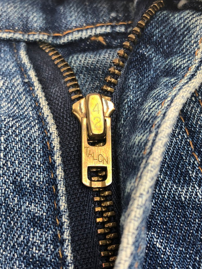 【中古品】【メンズ】 80's BOOTSCUT DENIMPANTS 517-0217 80年代 ブーツカット デニムパンツ ボタン裏刻印16 42TALON ジーンズ ボトムス 157-250723-yy-02-tag サイズ：W30 カラー：ライトブルー 万代Net店