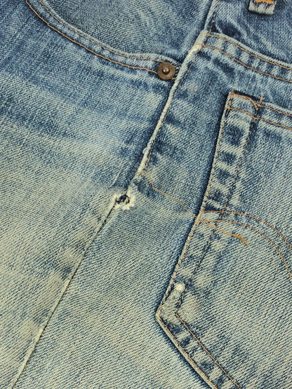 【中古品】【メンズ】 80's BOOTSCUT DENIMPANTS 517-0217 80年代 ブーツカット デニムパンツ ボタン裏刻印16 42TALON ジーンズ ボトムス 157-250723-yy-02-tag サイズ：W30 カラー：ライトブルー 万代Net店