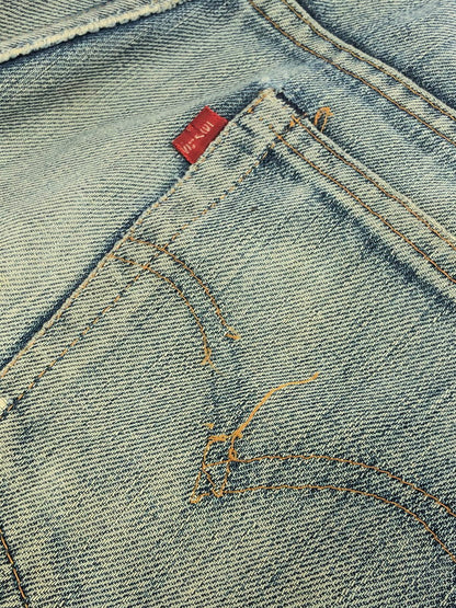 【中古品】【メンズ】 80's BOOTSCUT DENIMPANTS 517-0217 80年代 ブーツカット デニムパンツ ボタン裏刻印16 42TALON ジーンズ ボトムス 157-250723-yy-02-tag サイズ：W30 カラー：ライトブルー 万代Net店