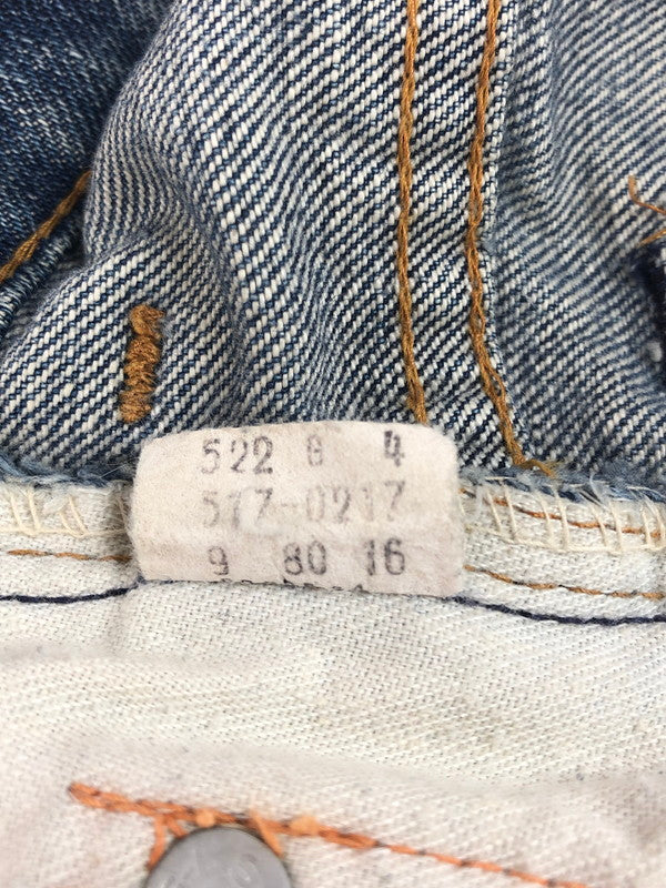 【中古品】【メンズ】 80's BOOTSCUT DENIMPANTS 517-0217 80年代 ブーツカット デニムパンツ ボタン裏刻印16 42TALON ジーンズ ボトムス 157-250723-yy-02-tag サイズ：W30 カラー：ライトブルー 万代Net店