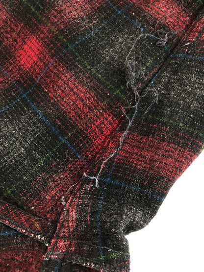【中古品】【メンズ】 PENDLETON ペンドルトン 50's SHADOW CHECK BOARD SHIRT 50年代 シャドーチェックボードシャツ 長袖シャツ トップス ヴィンテージ 146-250626-rt-09-tag サイズ：M カラー：レッド/ブラック 万代Net店