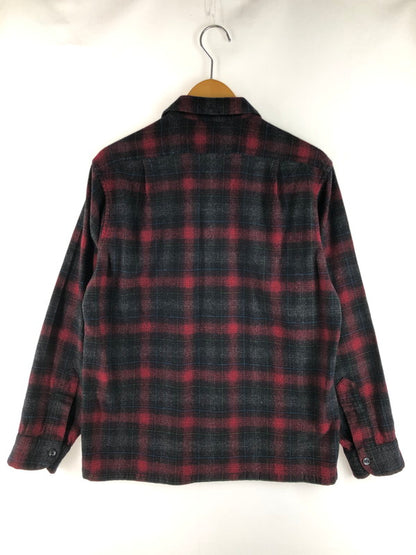 【中古品】【メンズ】 PENDLETON ペンドルトン 50's SHADOW CHECK BOARD SHIRT 50年代 シャドーチェックボードシャツ 長袖シャツ トップス ヴィンテージ 146-250626-rt-09-tag サイズ：M カラー：レッド/ブラック 万代Net店