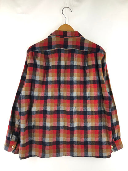 【中古品】【メンズ】 PENDLETON ペンドルトン 70's CHECKERED LONG SLEEVE BOARD SHIRT 70年代 チェック柄ロングスリーブボードシャツ 長袖シャツ トップス ヴィンテージ 146-250626-rt-10-tag サイズ：L カラー：マルチカラー 万代Net店