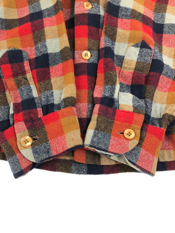 【中古品】【メンズ】 PENDLETON ペンドルトン 70's CHECKERED LONG SLEEVE BOARD SHIRT 70年代 チェック柄ロングスリーブボードシャツ 長袖シャツ トップス ヴィンテージ 146-250626-rt-10-tag サイズ：L カラー：マルチカラー 万代Net店