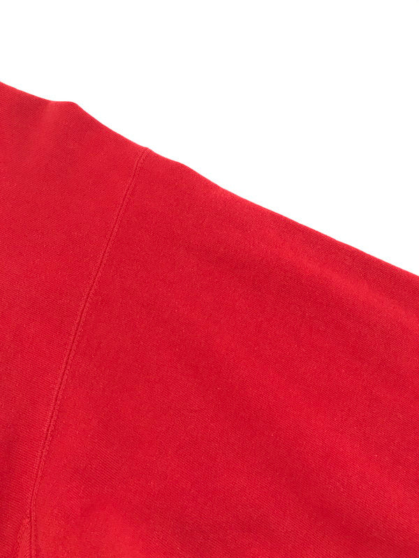 【中古品】【メンズ】 Champion チャンピオン 90’s REVERSE WEAVE MCV PRINT SWEAT 90年代 リバーシウェーブ エムシーブイ プリント スウェット トップス 刺繍タグ ヴィンテージ 146-250629-rt-05-tag サイズ：L カラー：レッド 万代Net店